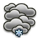 Overcast Chance of snow and or rain